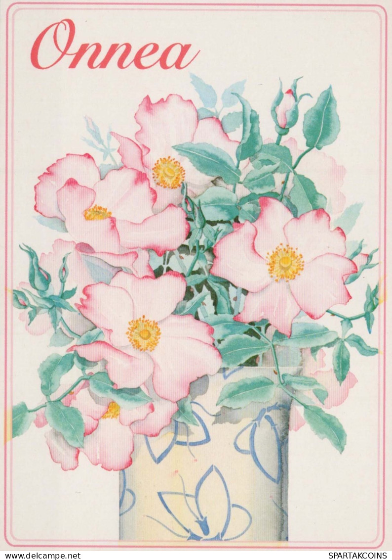 FLORES Vintage Tarjeta Postal CPSM #PAS626.ES - Flowers