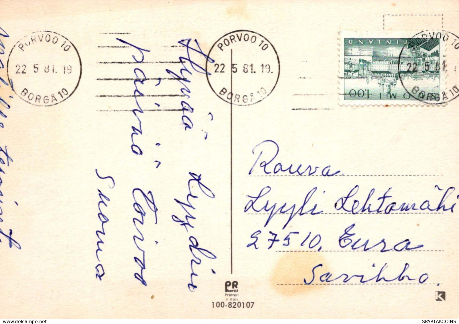 FLORES Vintage Tarjeta Postal CPSM #PAS323.ES - Fleurs