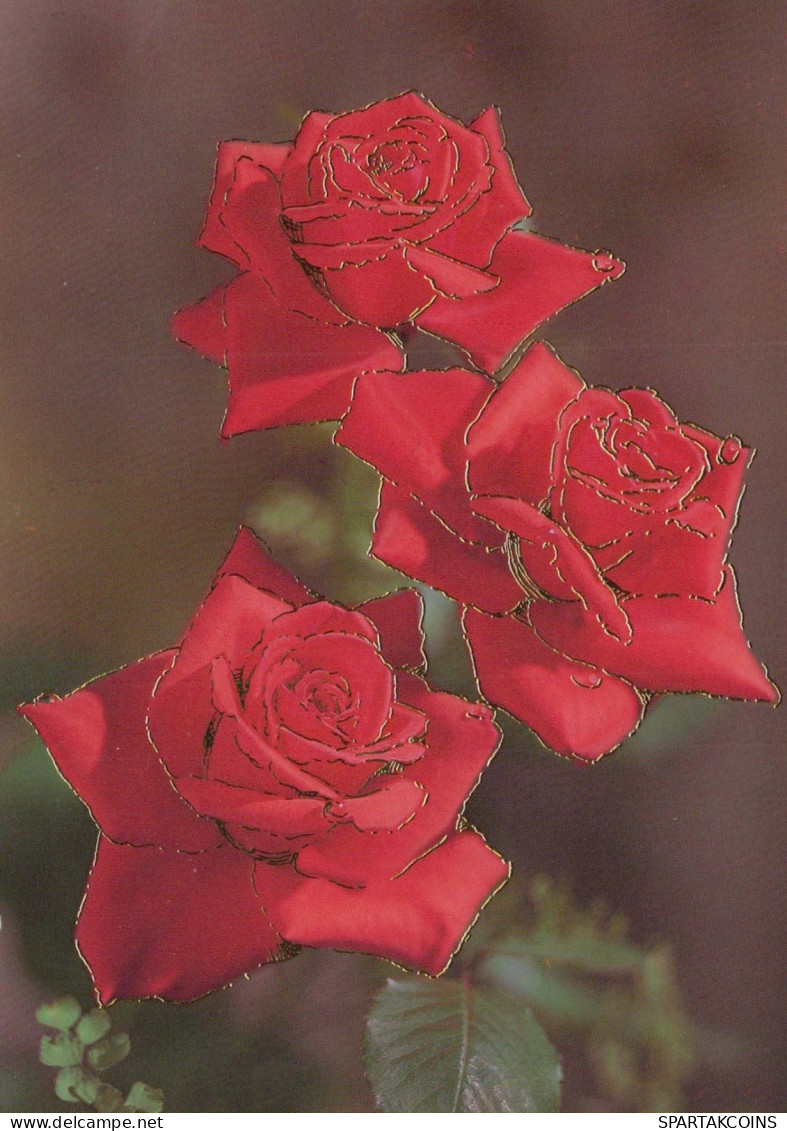 FLORES Vintage Tarjeta Postal CPSM #PAR902.ES - Fleurs