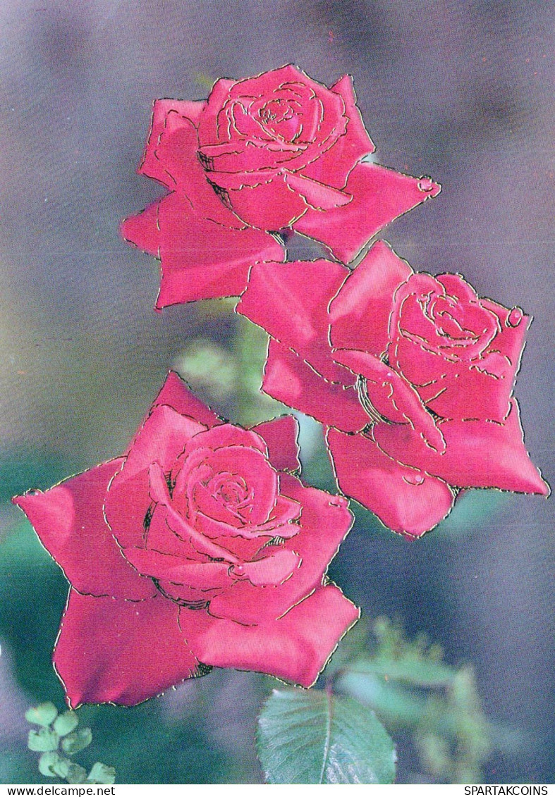 FLORES Vintage Tarjeta Postal CPSM #PAR902.ES - Fleurs