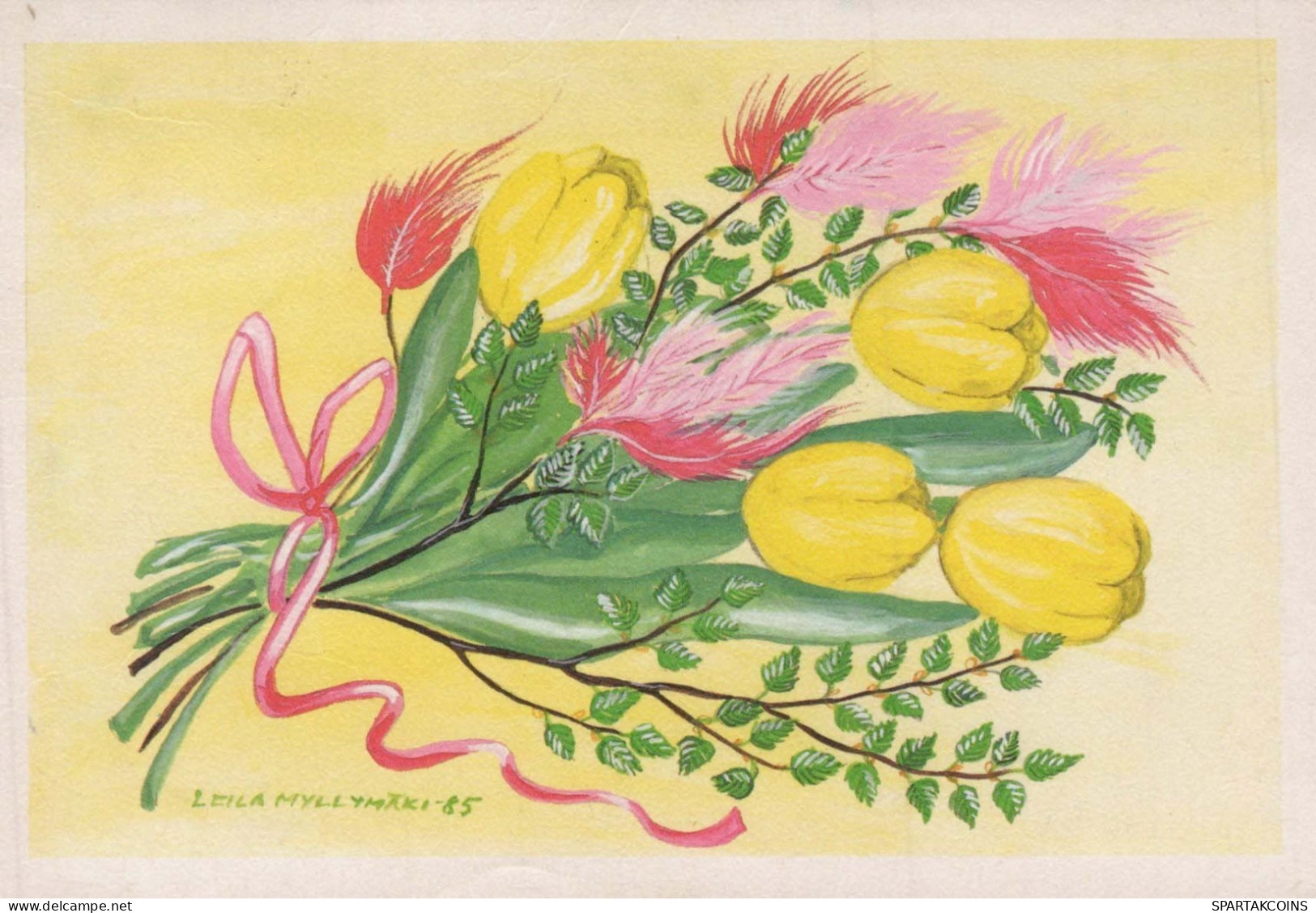FLORES Vintage Tarjeta Postal CPSM #PAR060.ES - Flowers