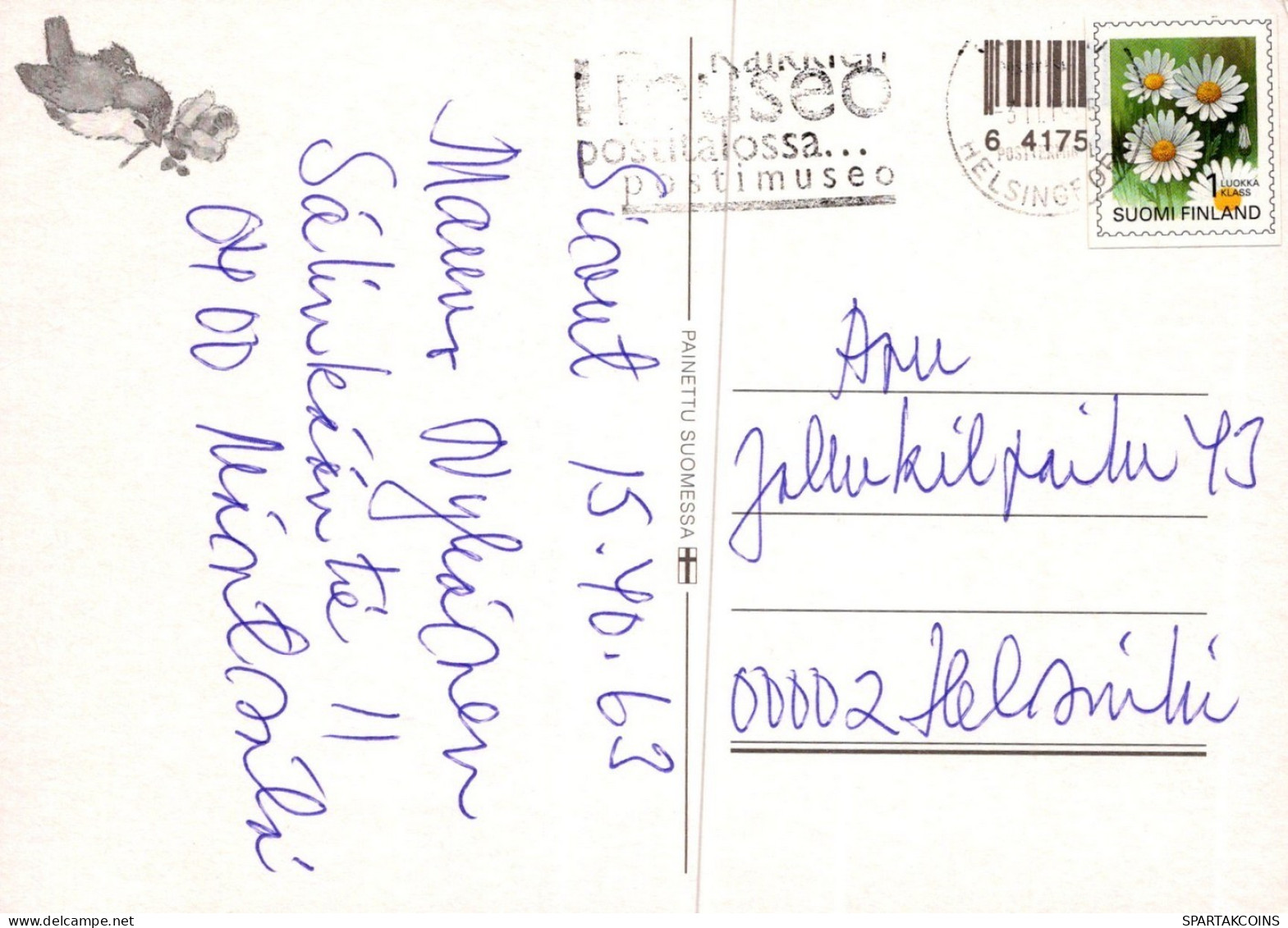 GATO GATITO Animales Vintage Tarjeta Postal CPSM #PAM349.ES - Gatti