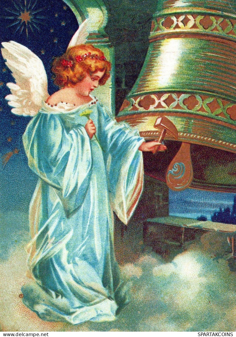 ÁNGEL NAVIDAD Vintage Tarjeta Postal CPSM #PAJ320.ES - Angels