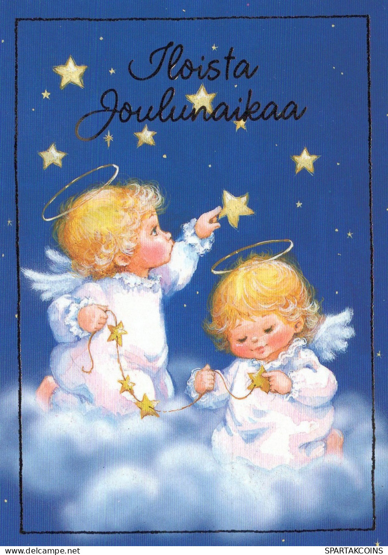 ÁNGEL NAVIDAD Vintage Tarjeta Postal CPSM #PAH439.ES - Anges