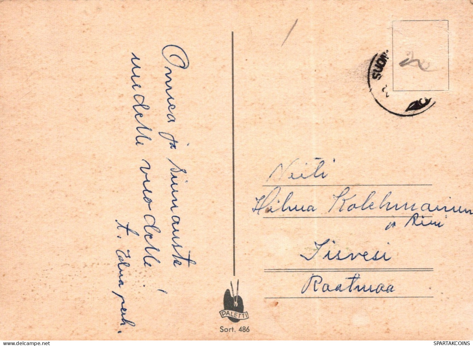 ÁNGEL NAVIDAD Vintage Tarjeta Postal CPSM #PAH805.ES - Angeli