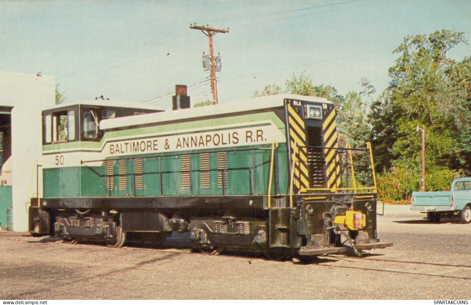 TREN TRANSPORTE Ferroviario Vintage Tarjeta Postal CPSMF #PAA603.ES - Treinen