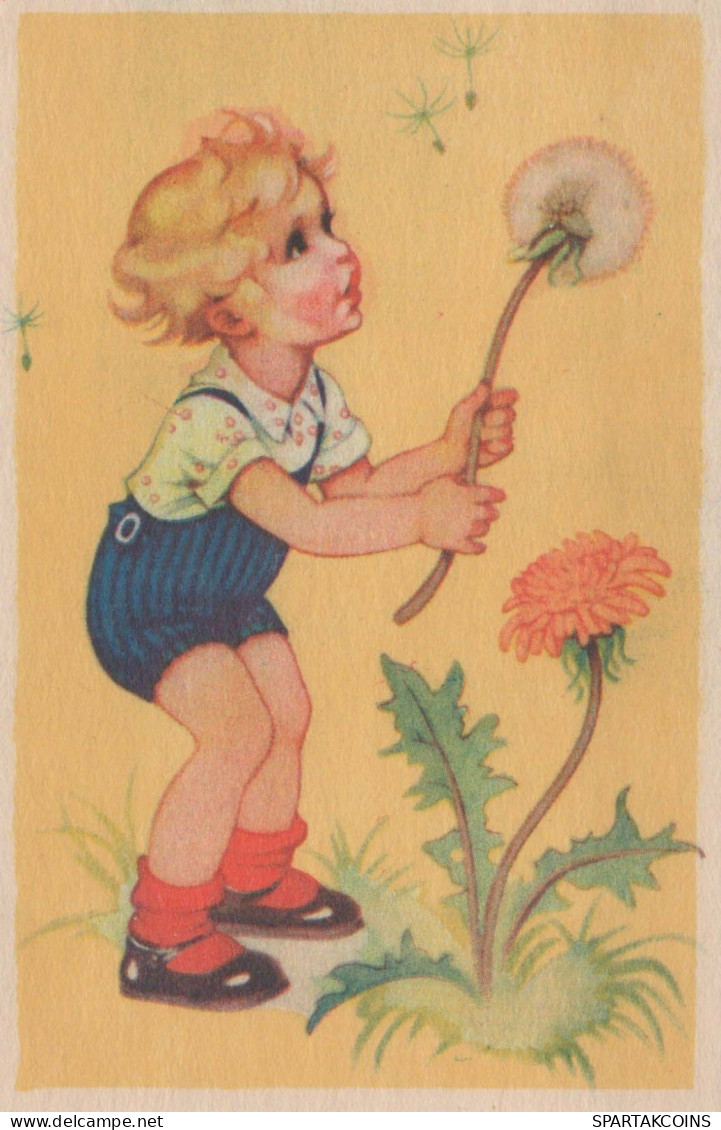 CHILDREN CHILDREN Scene S Landscapes Vintage Postcard CPSMPF #PKG713.GB - Scènes & Paysages