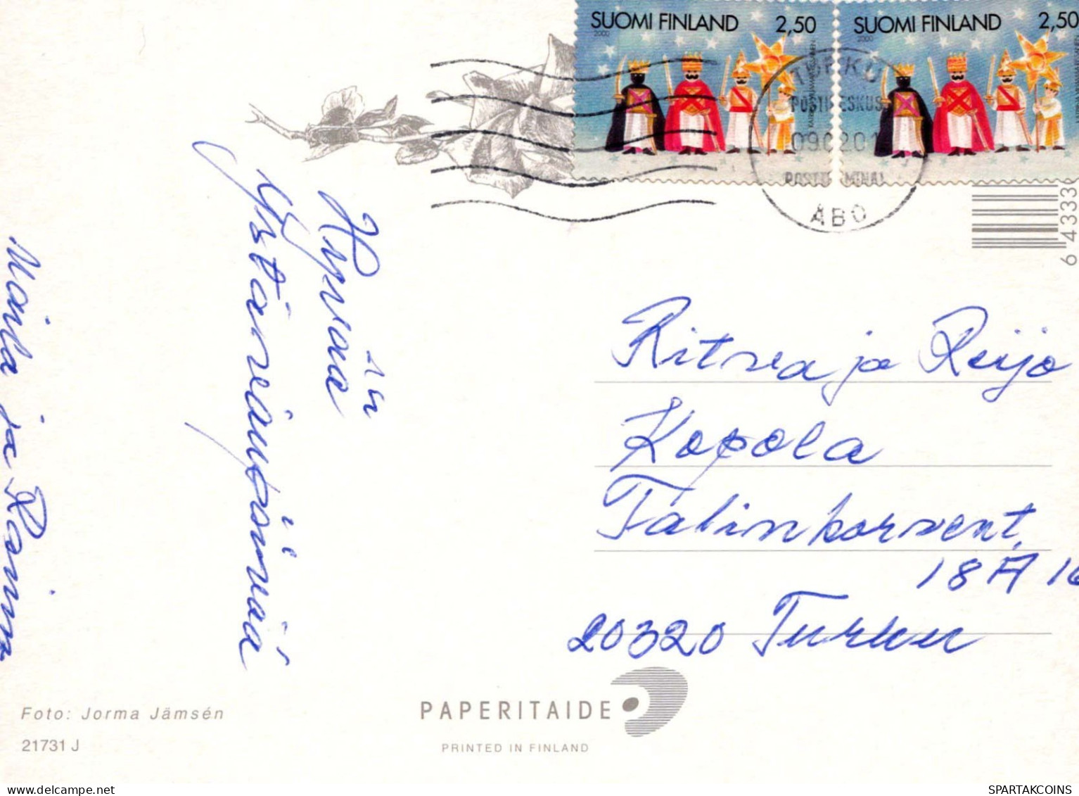 FLOWERS Vintage Postcard CPSM #PBZ129.GB - Fleurs