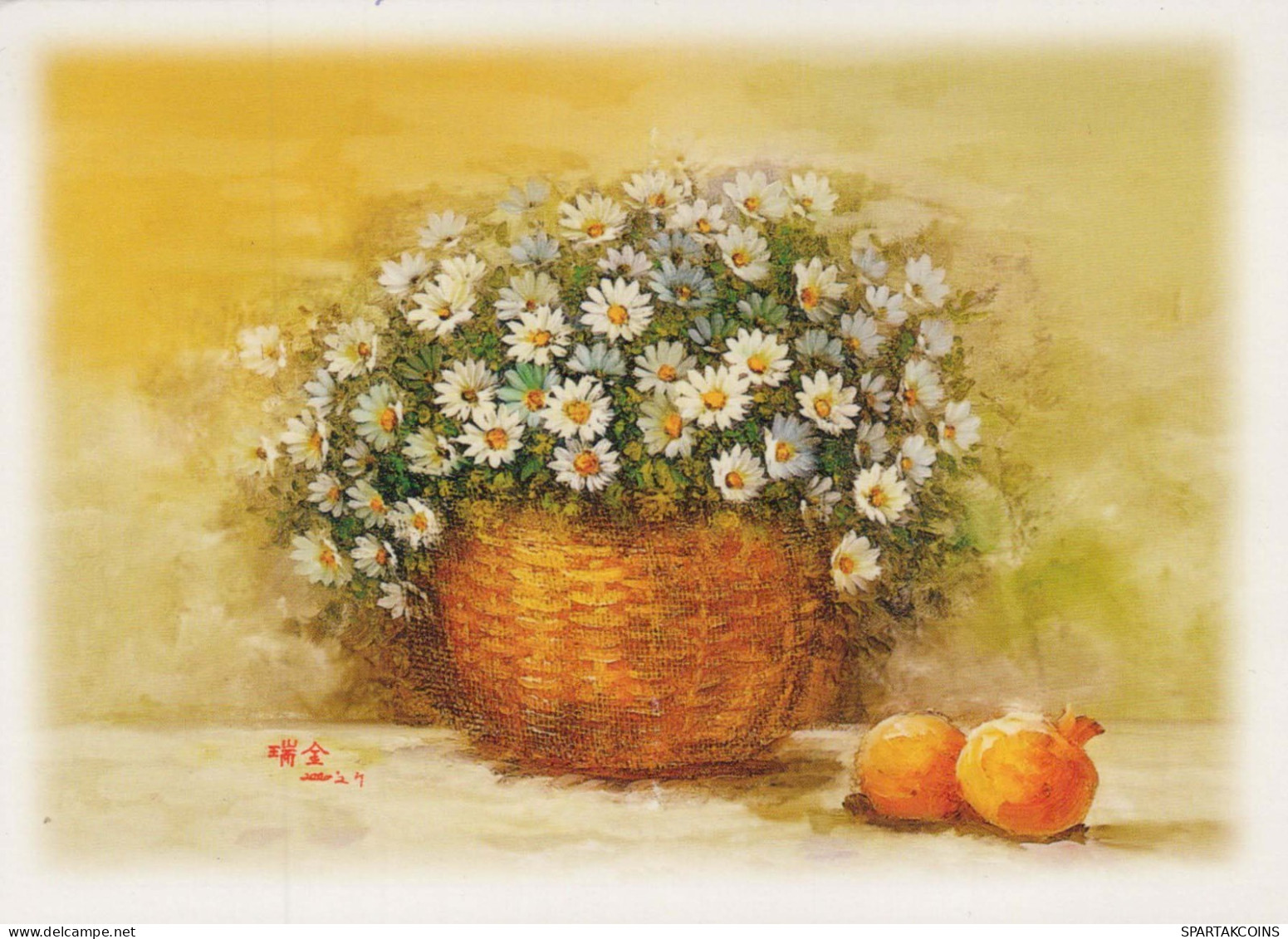 FLOWERS Vintage Postcard CPSM #PBZ369.GB - Flowers