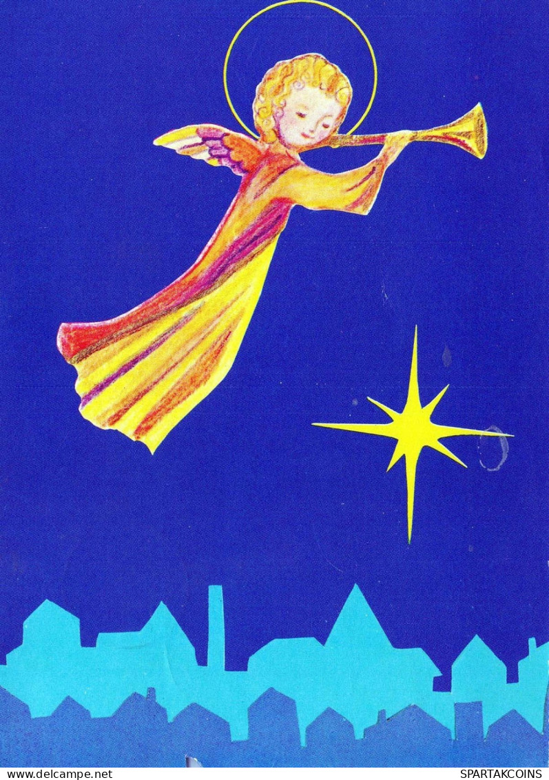 ANGEL Christmas Vintage Postcard CPSM #PBP402.GB - Angels