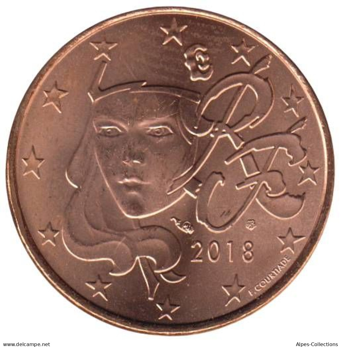 FR00518.1 - FRANCE - 5 Cents - 2018 - Francia