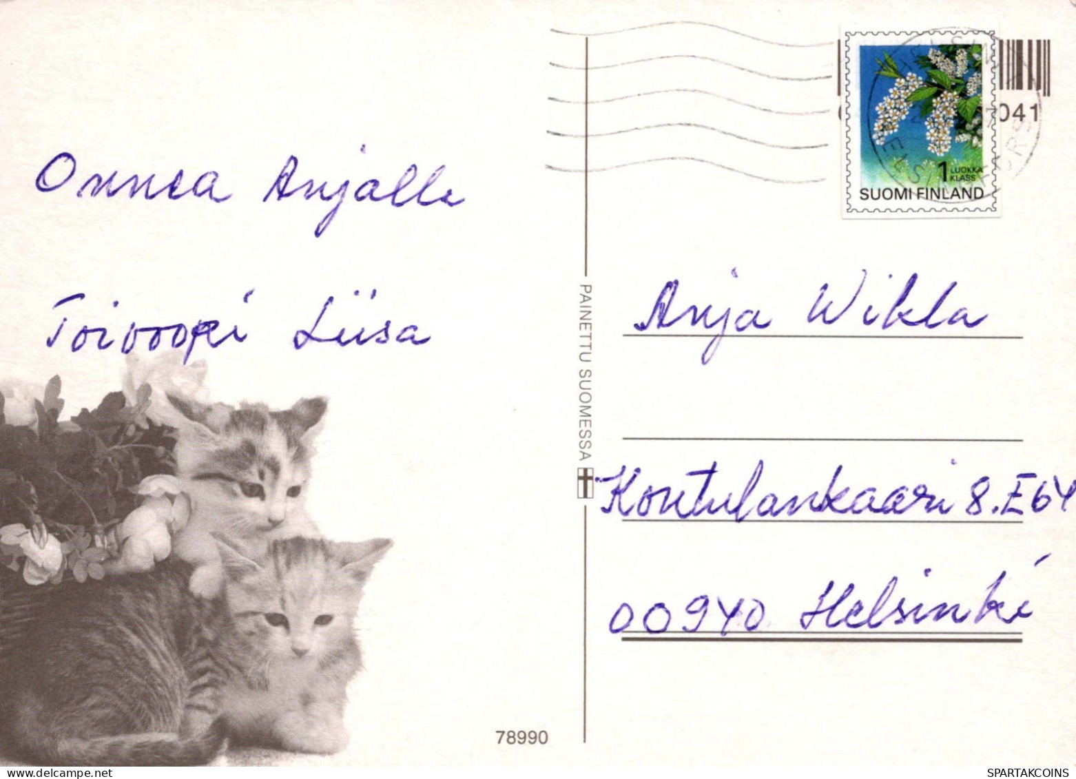 FLEURS Vintage Carte Postale CPSM #PAS504.FR - Flowers