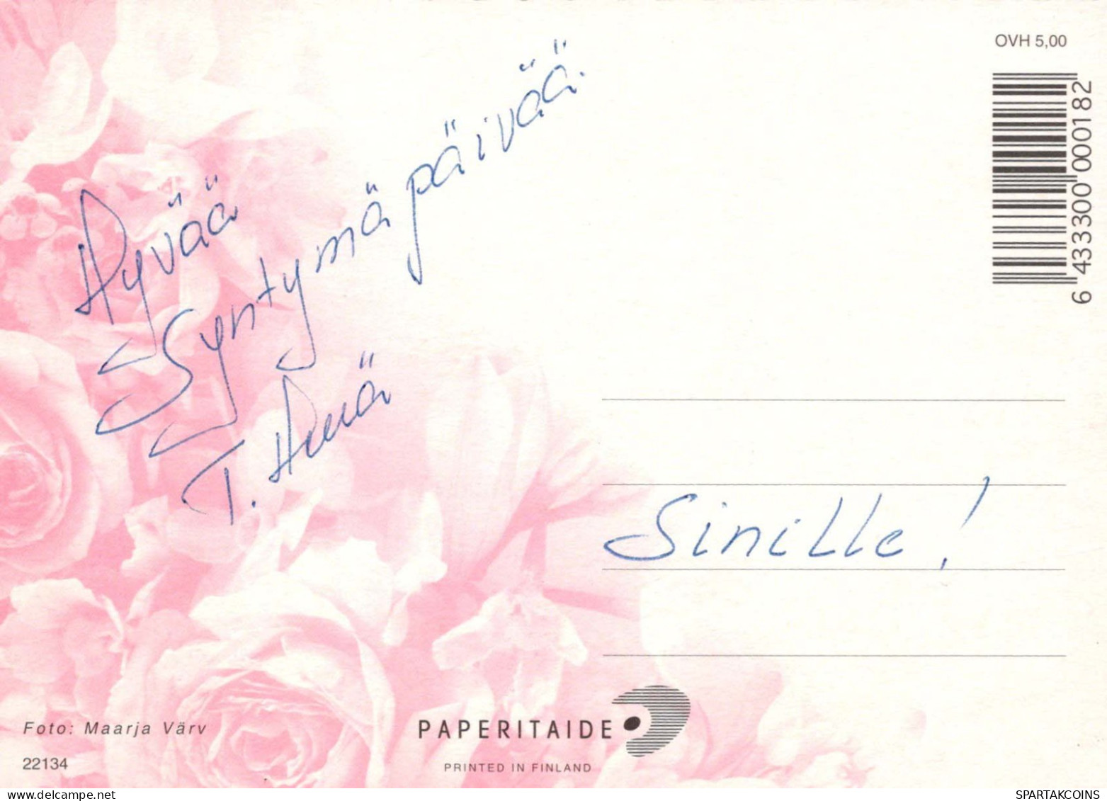FLEURS Vintage Carte Postale CPSM #PAR001.FR - Flores