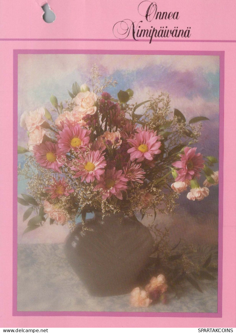 FLEURS Vintage Carte Postale CPSM #PAR603.FR - Blumen