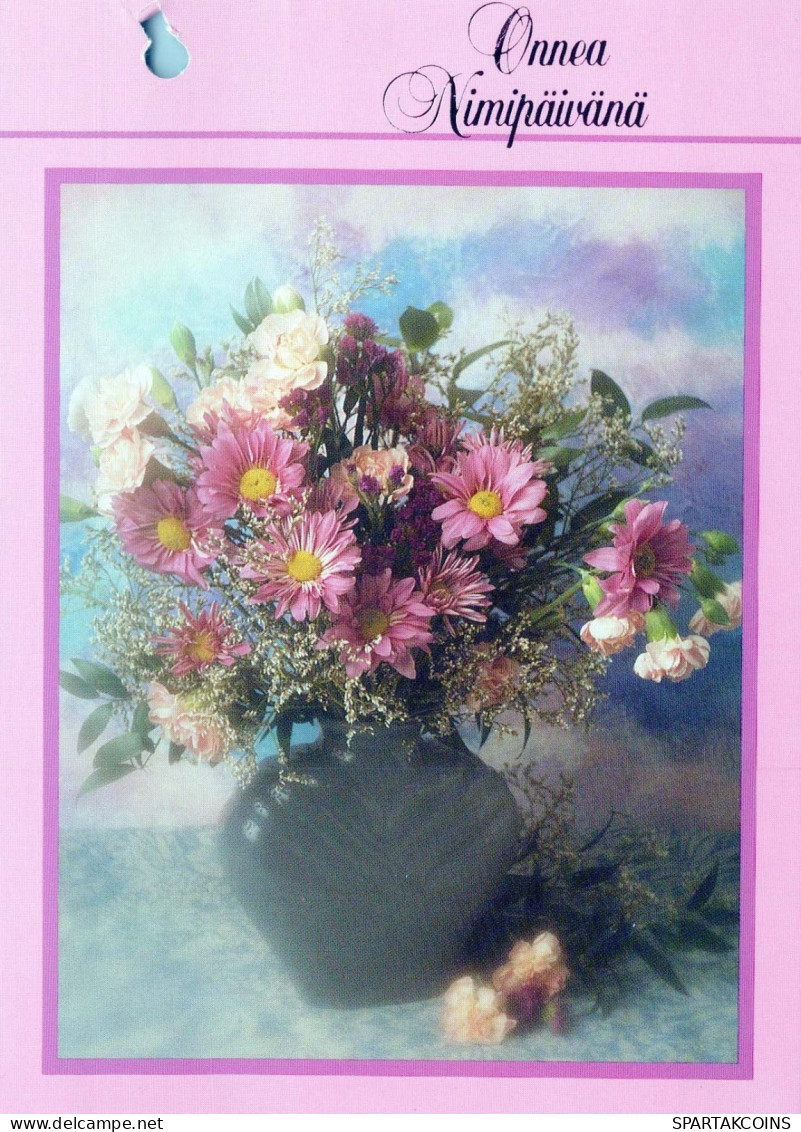 FLEURS Vintage Carte Postale CPSM #PAR603.FR - Flowers