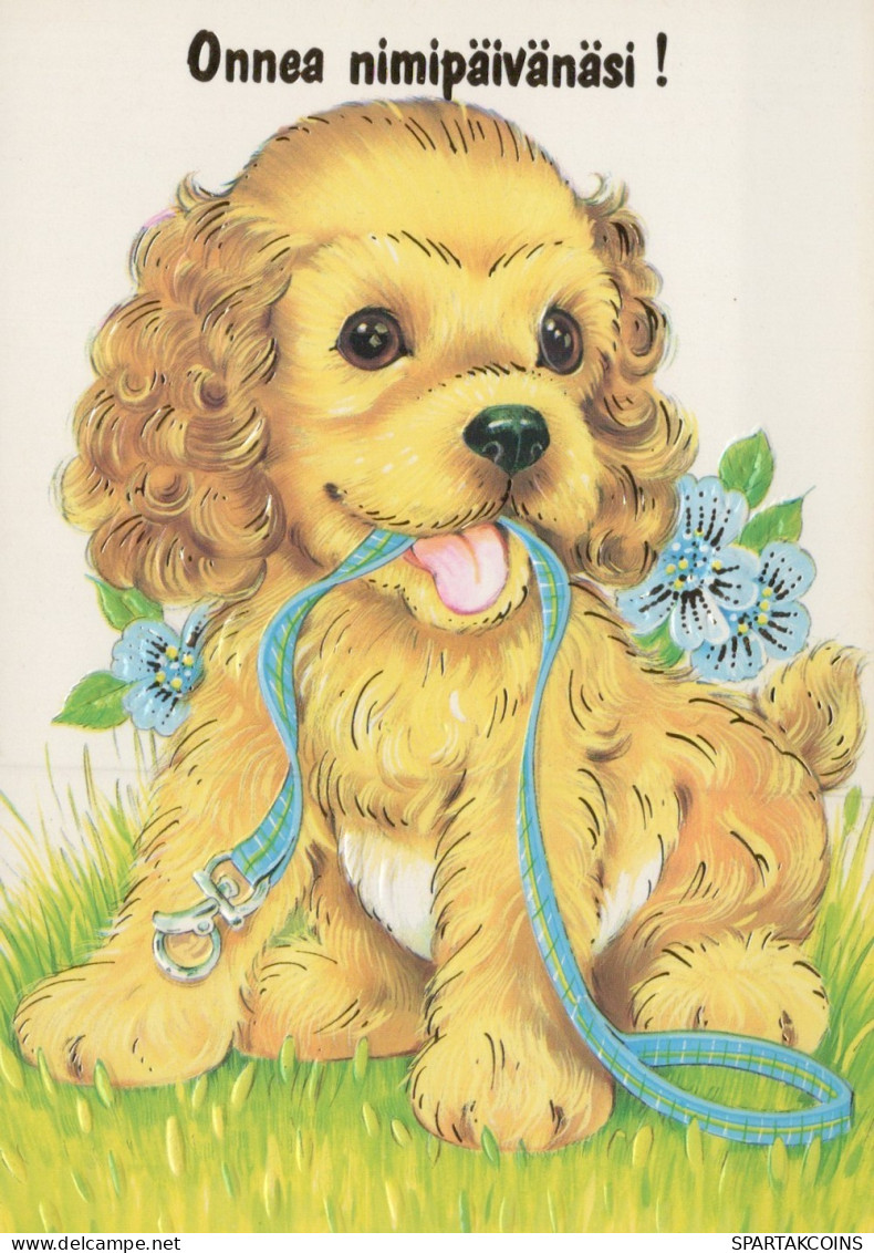 CHIEN Animaux Vintage Carte Postale CPSM #PAN867.FR - Chiens