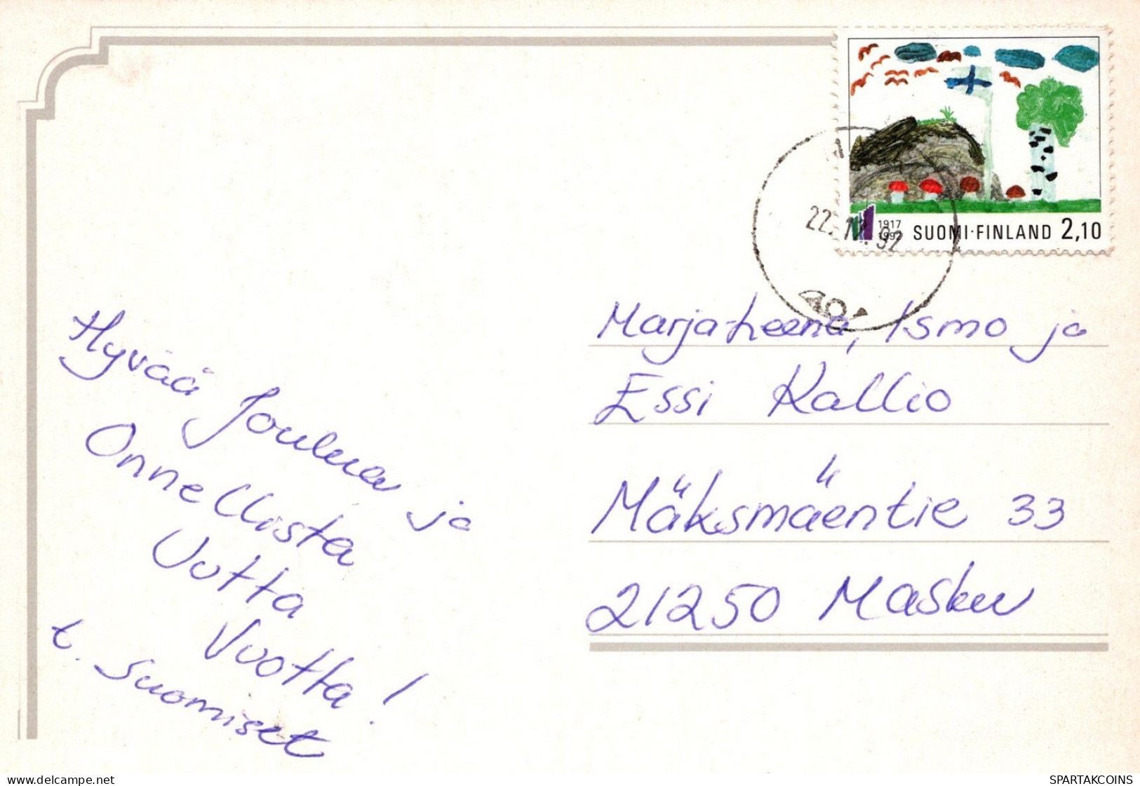 OISEAU Animaux Vintage Carte Postale CPSM #PAM916.FR - Vögel
