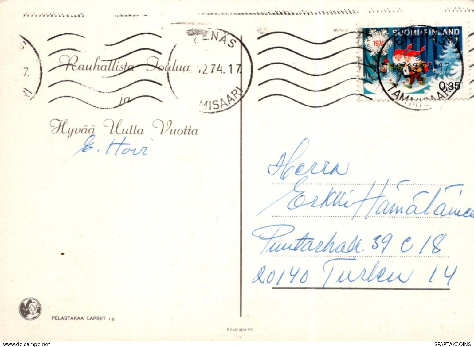 ANGE NOËL Vintage Carte Postale CPSM #PAH999.FR - Angeli
