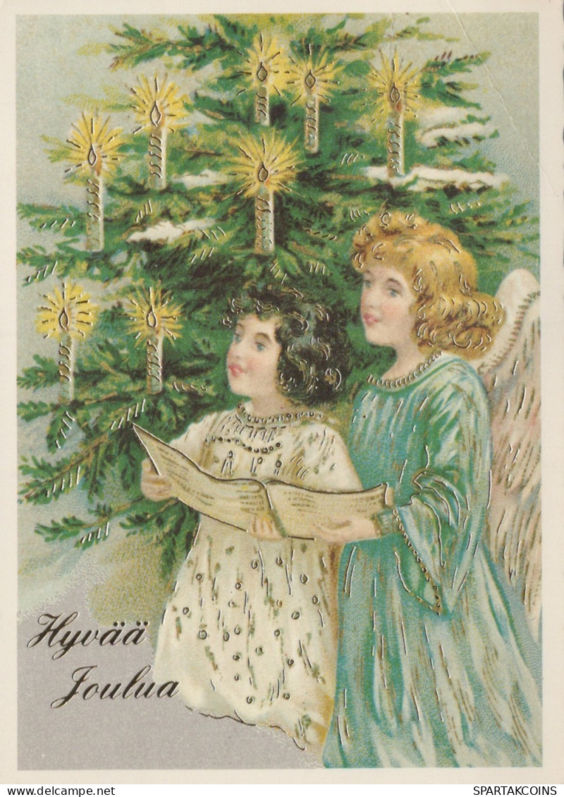 ANGE NOËL Vintage Carte Postale CPSM #PAH866.FR - Engel