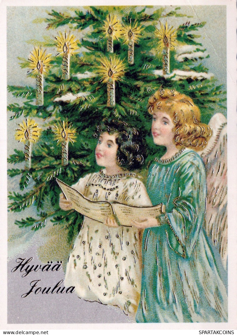 ANGE NOËL Vintage Carte Postale CPSM #PAH866.FR - Engel