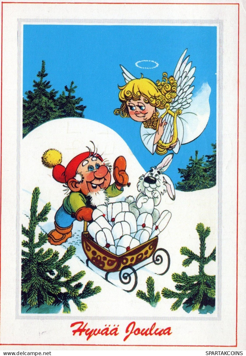 ANGE NOËL Vintage Carte Postale CPSM #PAG868.FR - Angels
