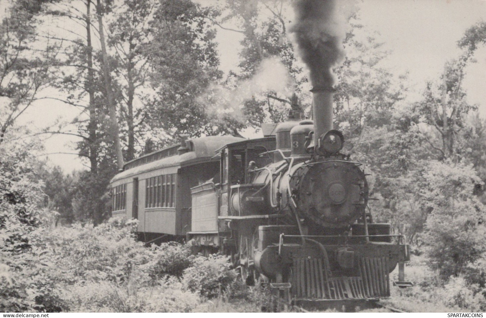 Transport FERROVIAIRE Vintage Carte Postale CPSMF #PAA384.FR - Trains