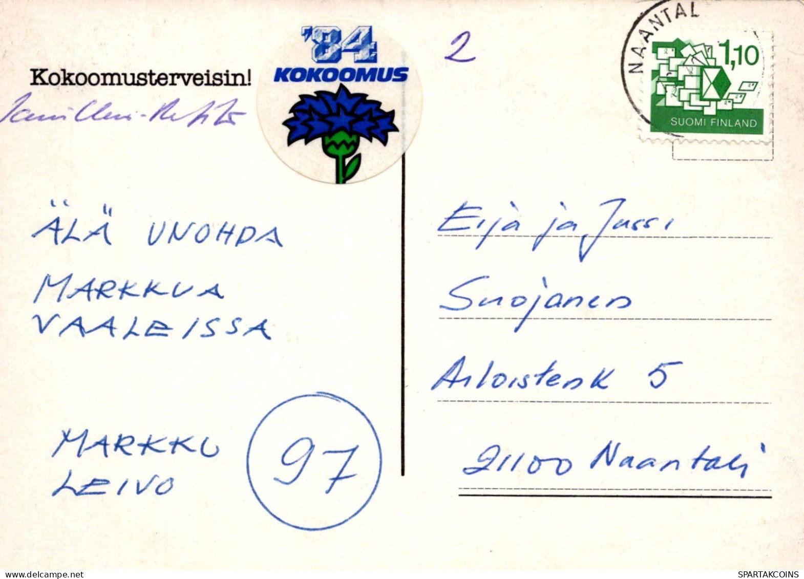 FLORES Vintage Tarjeta Postal CPSM #PBZ792.ES - Fleurs