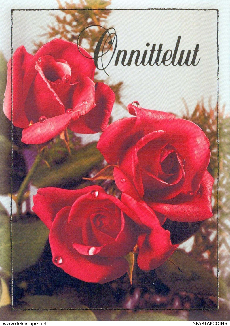 FLORES Vintage Tarjeta Postal CPSM #PBZ370.ES - Blumen