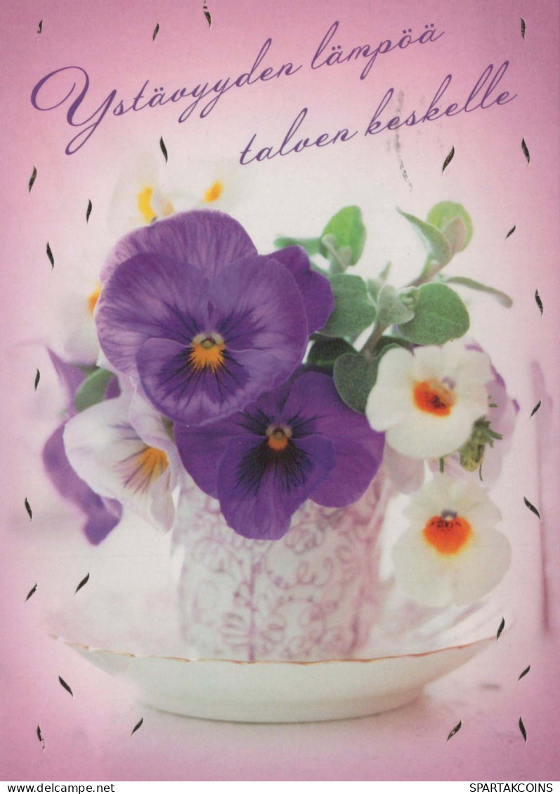 FLORES Vintage Tarjeta Postal CPSM #PBZ130.ES - Fleurs