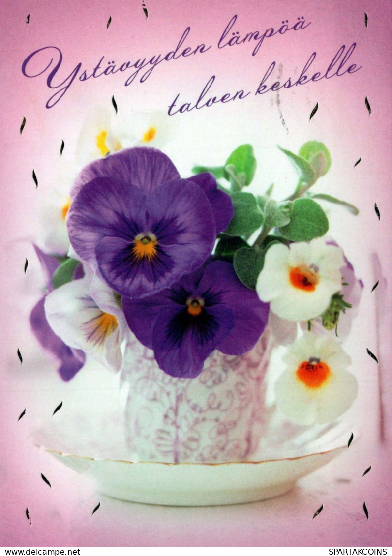 FLORES Vintage Tarjeta Postal CPSM #PBZ130.ES - Fleurs