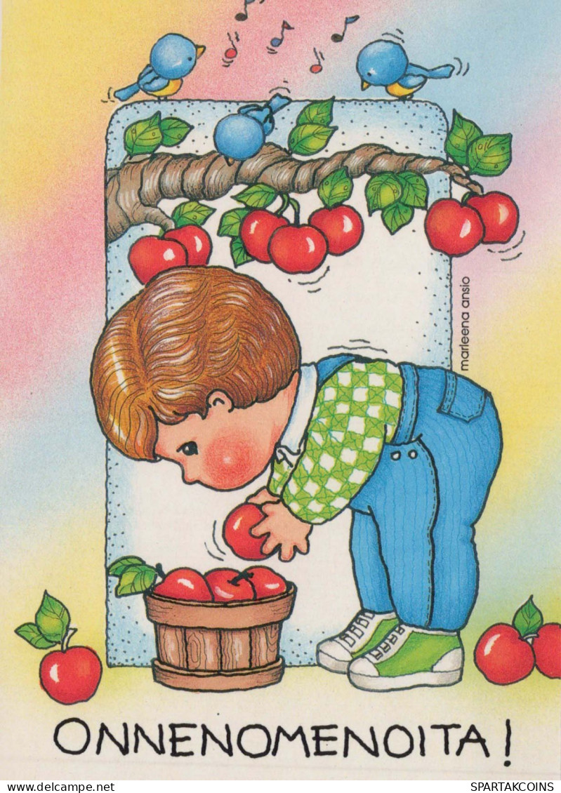 NIÑOS HUMOR Vintage Tarjeta Postal CPSM #PBV328.ES - Cartes Humoristiques