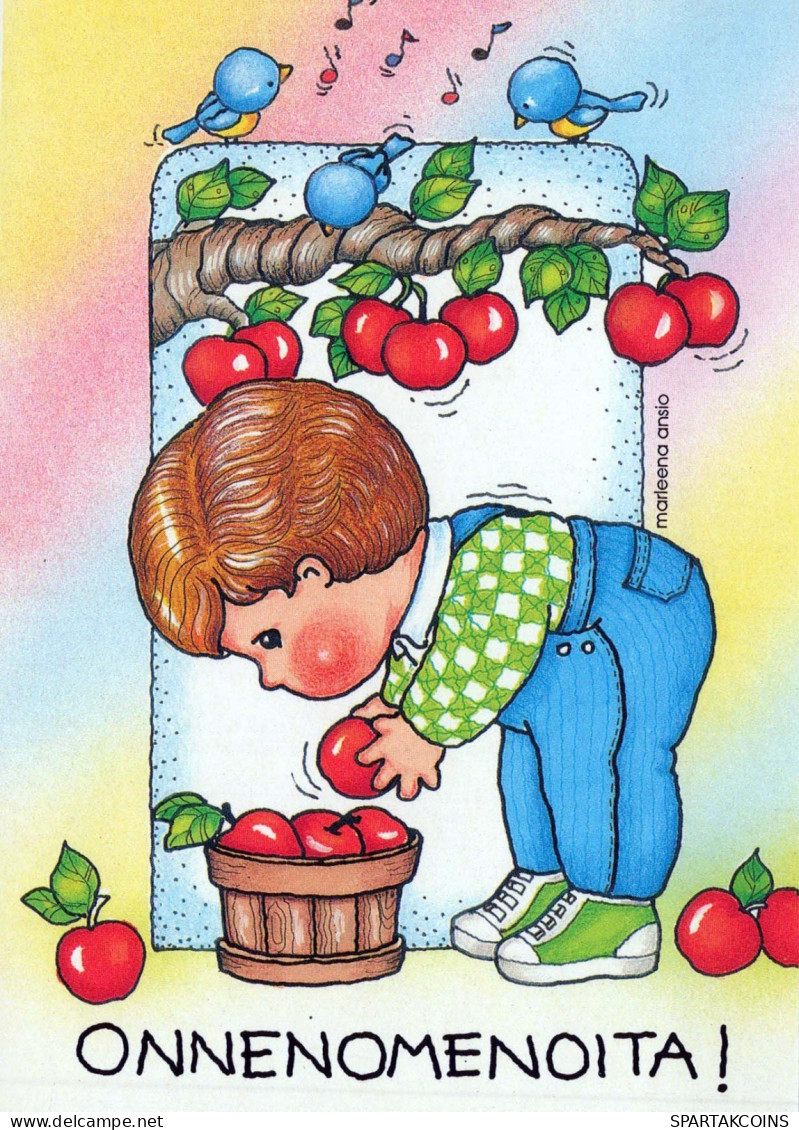 NIÑOS HUMOR Vintage Tarjeta Postal CPSM #PBV328.ES - Humorous Cards