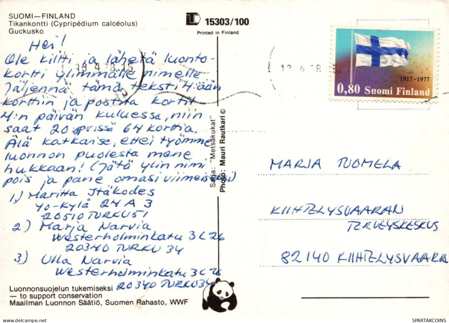 FLORES Vintage Tarjeta Postal CPSM #PBZ070.ES - Fleurs