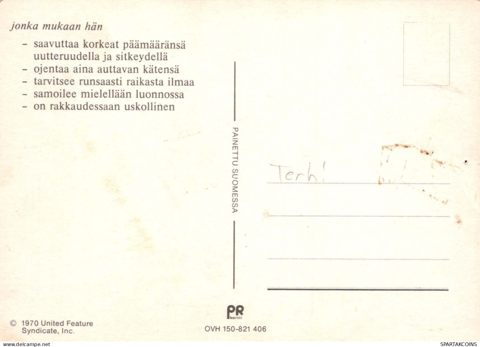 NIÑOS HUMOR Vintage Tarjeta Postal CPSM #PBV390.ES - Humorvolle Karten