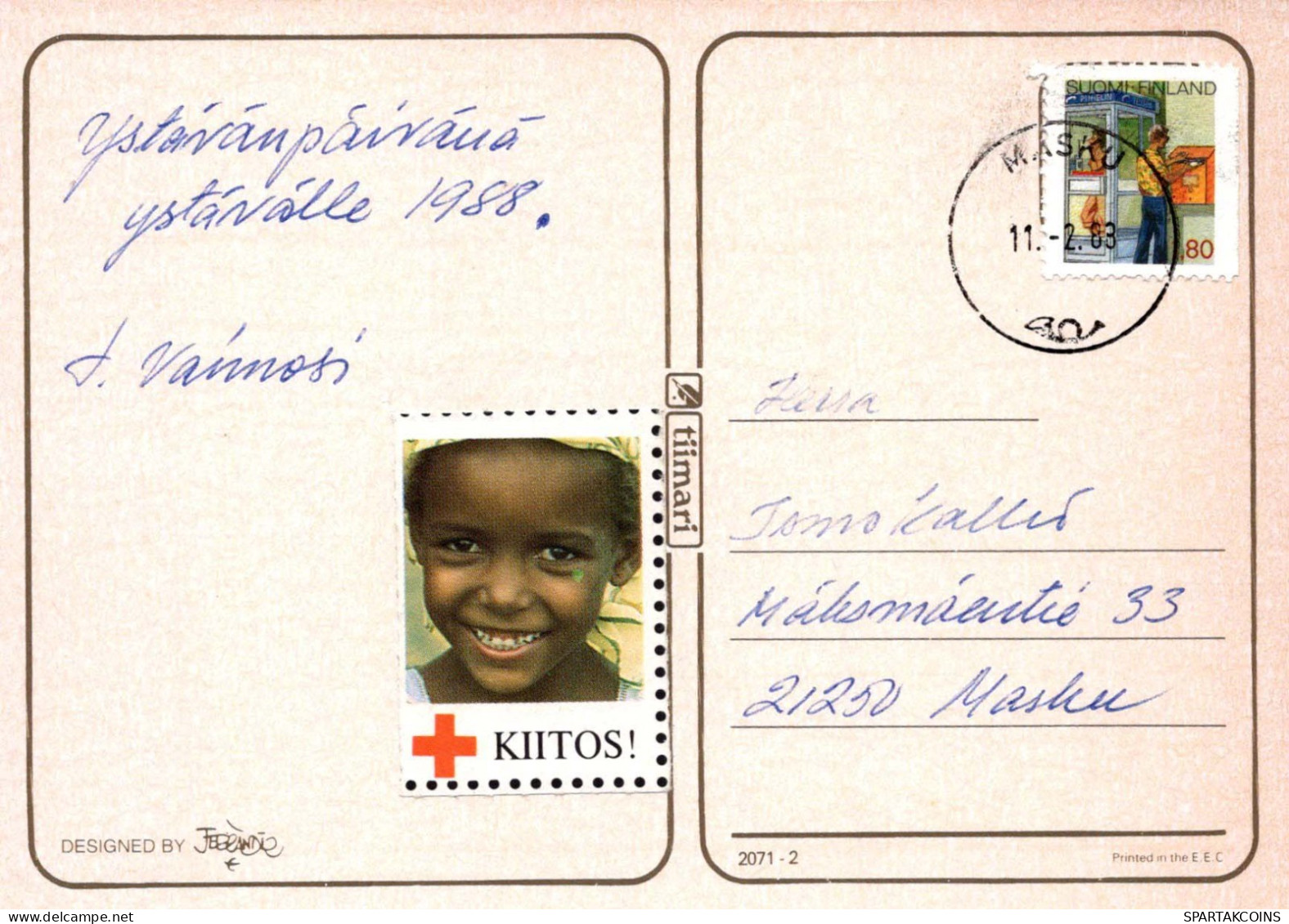 NIÑOS NIÑOS Escena S Paisajes Vintage Tarjeta Postal CPSM #PBU651.ES - Escenas & Paisajes
