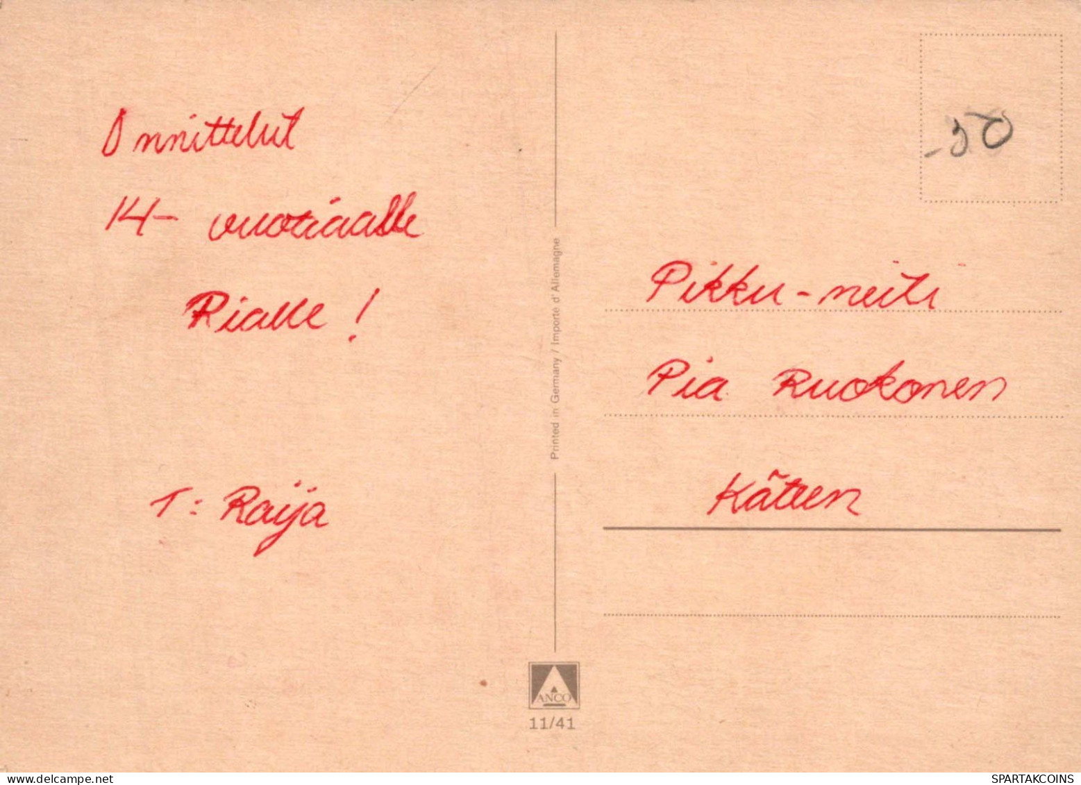 NIÑOS Retrato Vintage Tarjeta Postal CPSM #PBV081.ES - Retratos