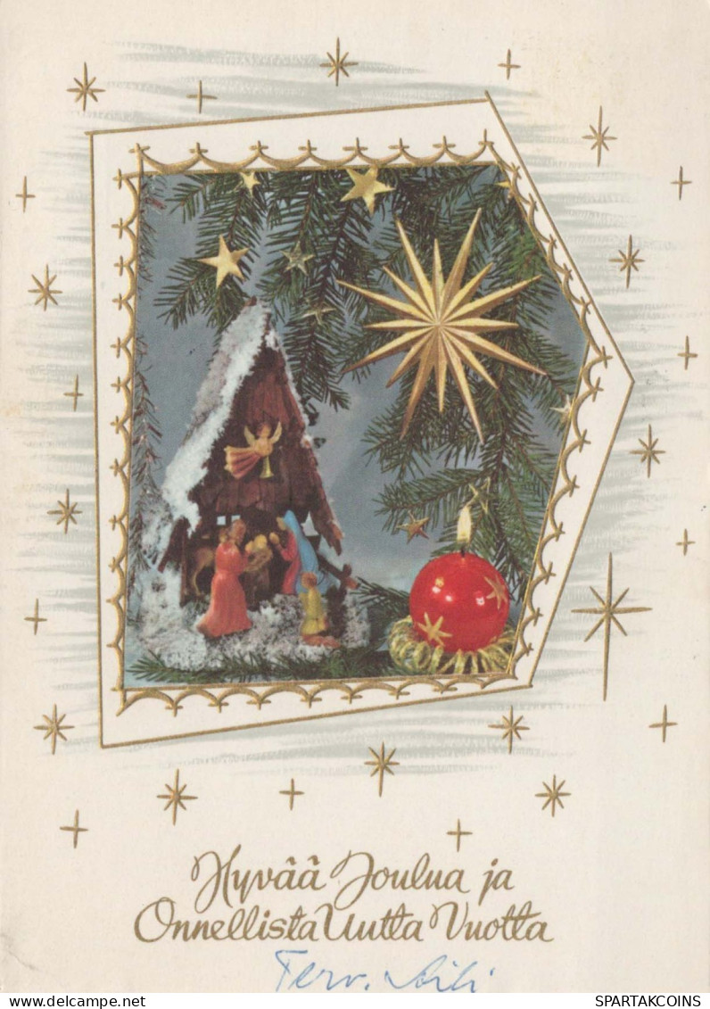 Virgen María Virgen Niño JESÚS Navidad Religión Vintage Tarjeta Postal CPSM #PBP984.ES - Jungfräuliche Marie Und Madona