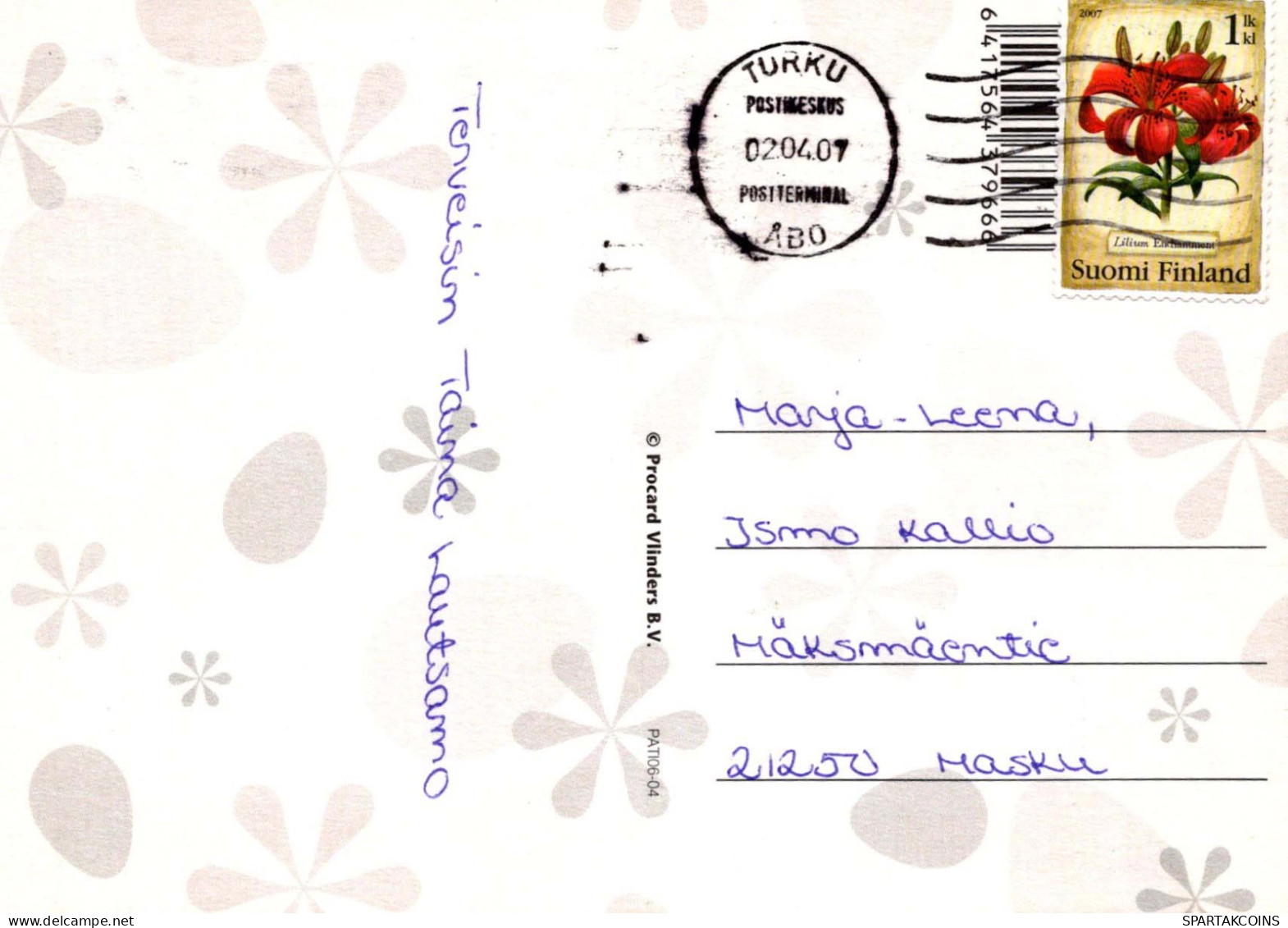 PASCUA HUEVO Vintage Tarjeta Postal CPSM #PBO212.ES - Ostern
