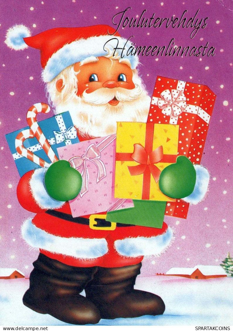 WEIHNACHTSMANN SANTA CLAUS Neujahr Weihnachten Vintage Ansichtskarte Postkarte CPSM #PBL027.DE - Santa Claus