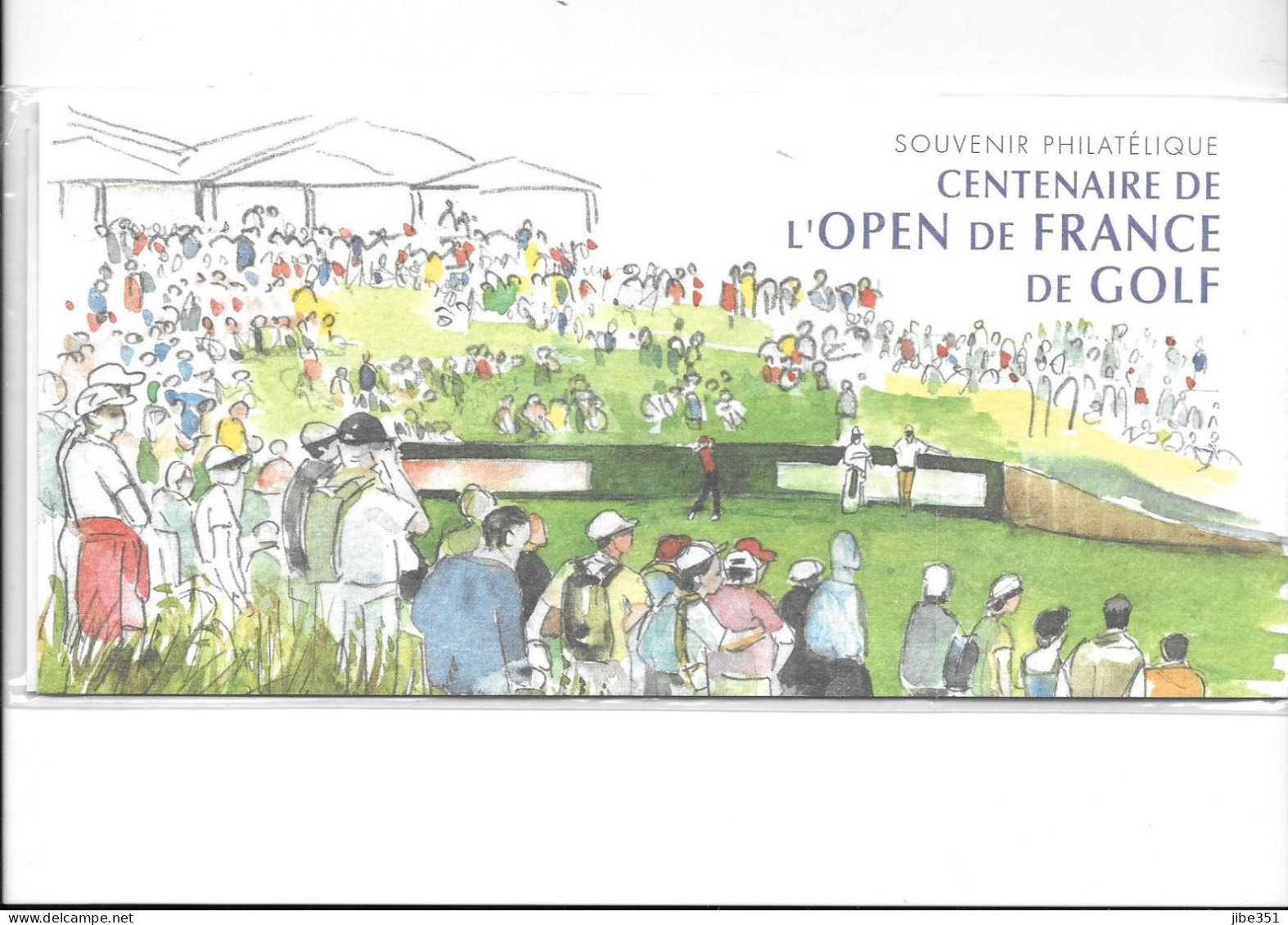 Souvenir Philatélique Centenaire De L'open De France De Golf Neuf Sous Blister - Souvenir Blocks & Sheetlets