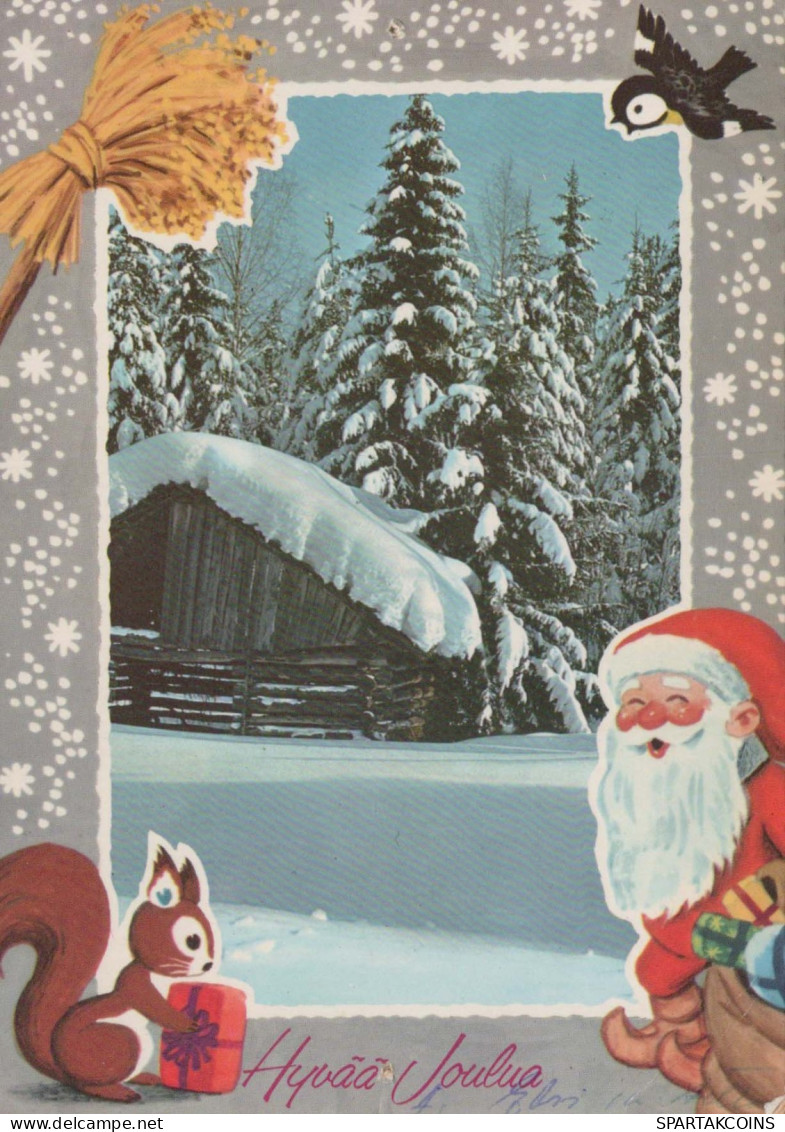 WEIHNACHTSMANN SANTA CLAUS Neujahr Weihnachten Vintage Ansichtskarte Postkarte CPSM #PAV682.DE - Santa Claus