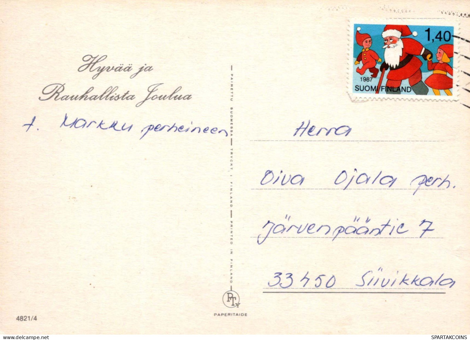 ENGEL Neujahr Weihnachten Vintage Ansichtskarte Postkarte CPSM #PAS754.DE - Engel