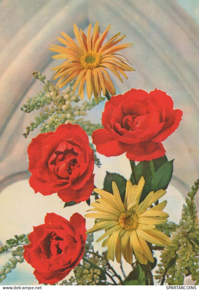 FLOWERS Vintage Ansichtskarte Postkarte CPSM #PAR904.DE - Fiori