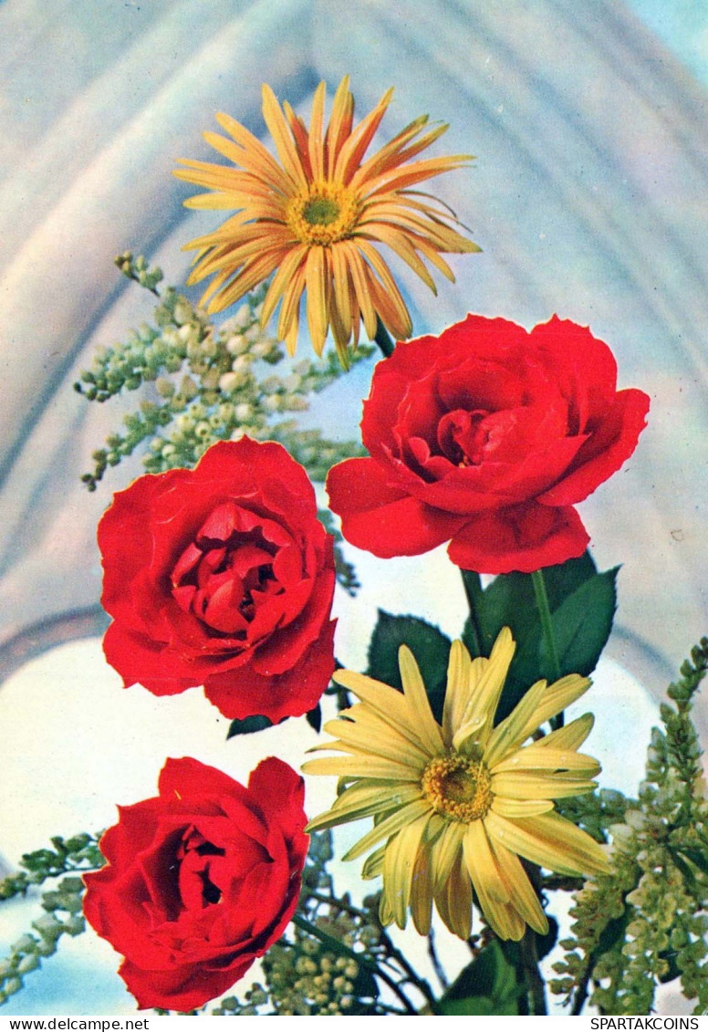 FLOWERS Vintage Ansichtskarte Postkarte CPSM #PAR904.DE - Flowers