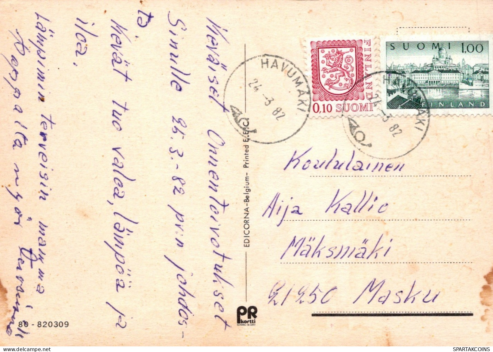 HUND Tier Vintage Ansichtskarte Postkarte CPSM #PAN672.DE - Chiens