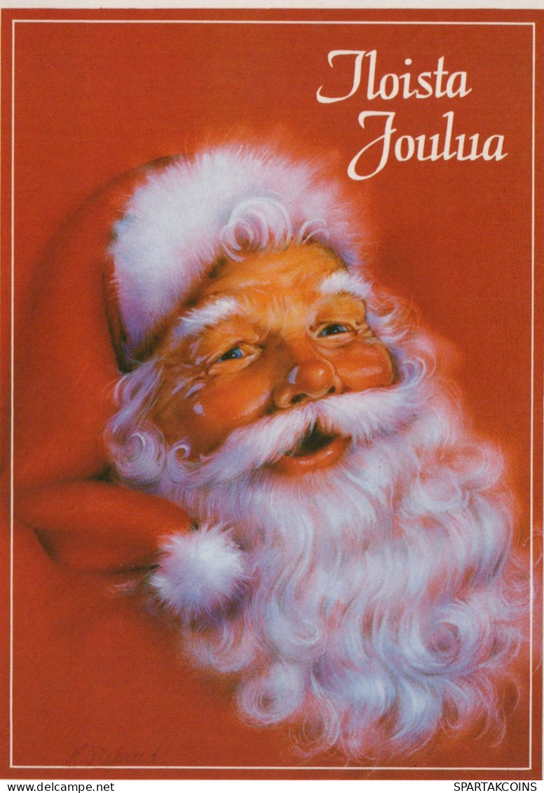 WEIHNACHTSMANN SANTA CLAUS WEIHNACHTSFERIEN Vintage Postkarte CPSM #PAJ858.DE - Santa Claus