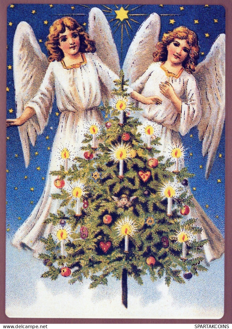 ENGEL WEIHNACHTSFERIEN Feiern & Feste Vintage Ansichtskarte Postkarte CPSM #PAH867.DE - Engel