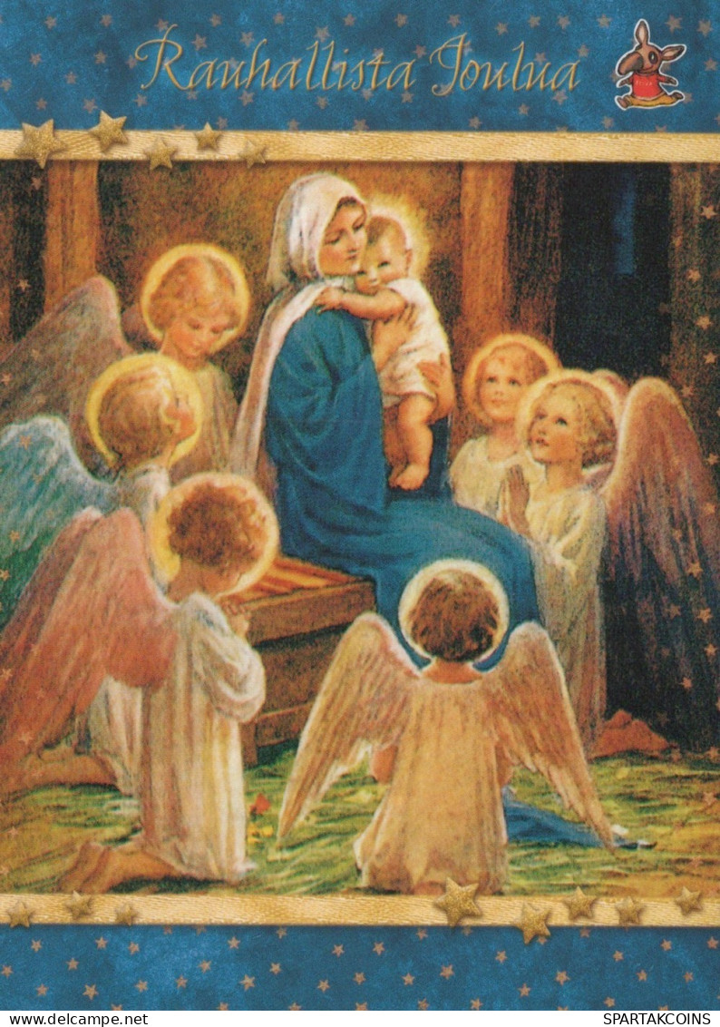 ENGEL WEIHNACHTSFERIEN Feiern & Feste Vintage Ansichtskarte Postkarte CPSM #PAH807.DE - Anges