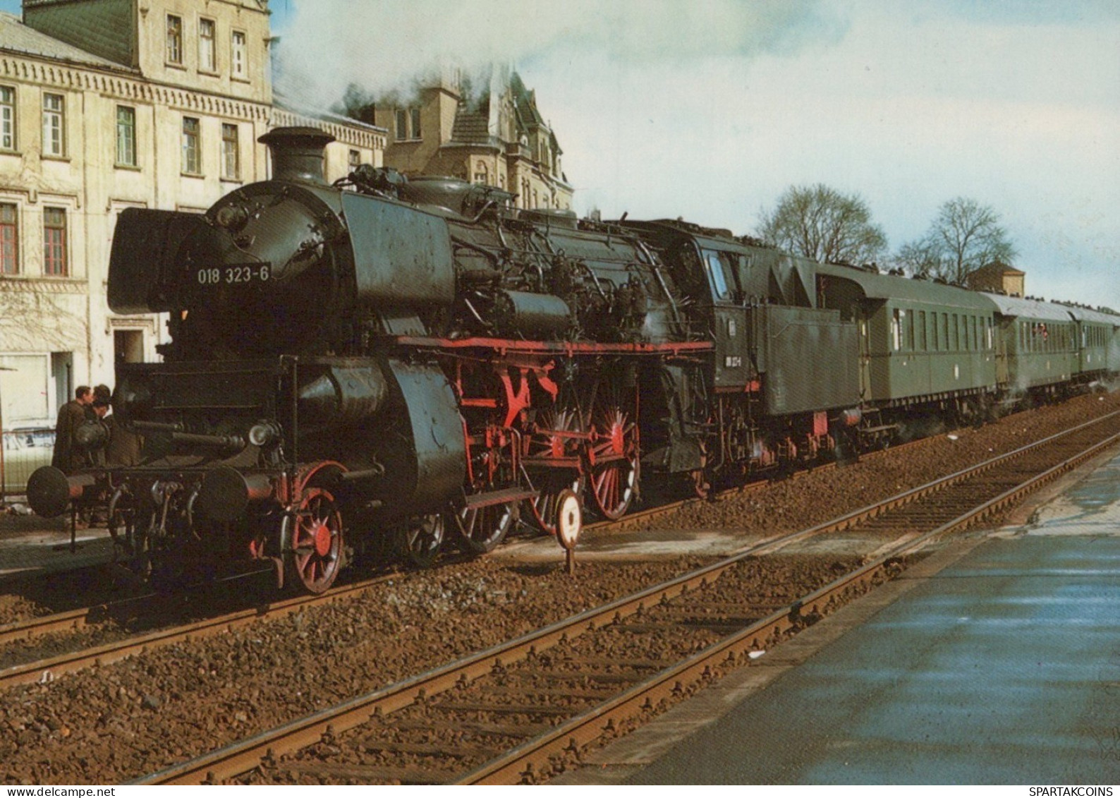 ZUG Schienenverkehr Eisenbahnen Vintage Ansichtskarte Postkarte CPSM #PAA995.DE - Treinen