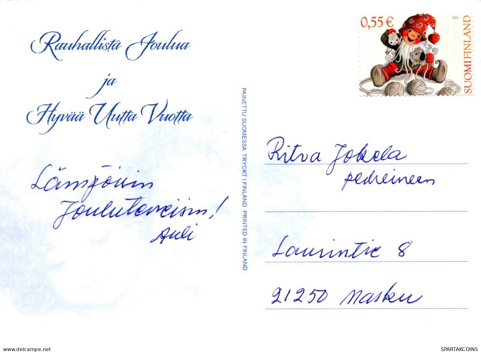 ENGEL WEIHNACHTSFERIEN Feiern & Feste Vintage Ansichtskarte Postkarte CPSM #PAH182.DE - Engel